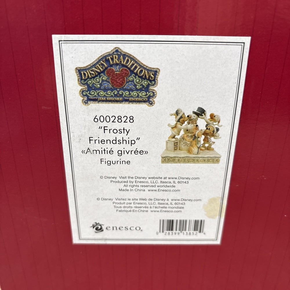 Disney Traditions Jim Shore 6002828. Frosty Friendship Mickey Donald Pluto - Picture 8 of 8
